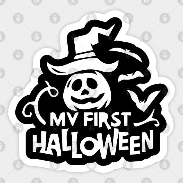 My First Halloween-Dark Sticker by M2M